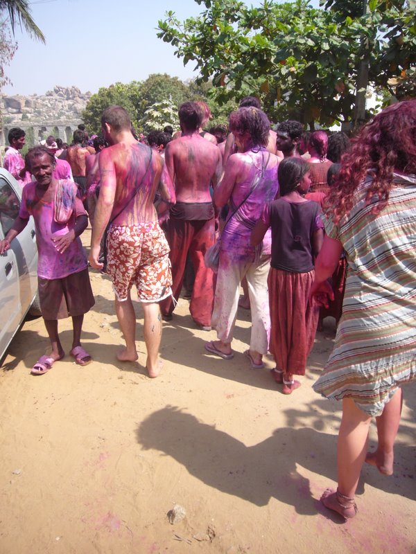 India 2010 - Hampi - Virupapur Gaddi - Holi Festival